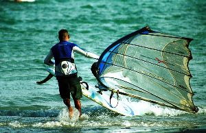 Kitesurfen in Playa El Yaque auf Margarita