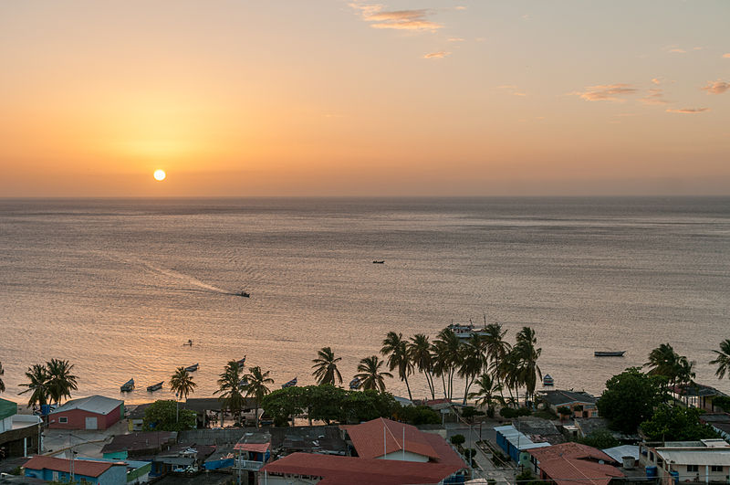 Sonnenuntergang bei Juan Griego auf Isla Margarita