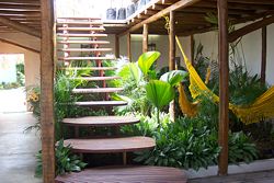 Treppe der Posada Galapagos in Venezuela