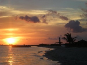 Baden auf der Isla Tortuga